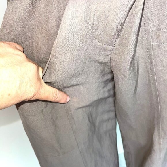 Crea Concept Pant Set Womens Three Piece Tank Top Trousers Shrug Cotton Linen - Picture 12 of 14